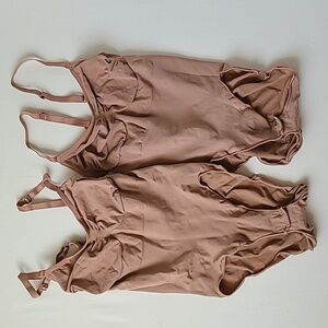 2pc lot Skims Seamless Sculpt Brief Bodysuit sz 2XL / 3XL orche